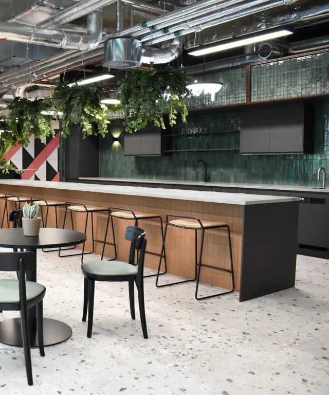 Link Spaces Coworking break out area with TopBrewer