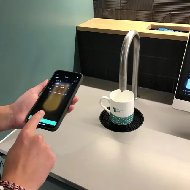 TopBrewer coffee app at NinetyOne