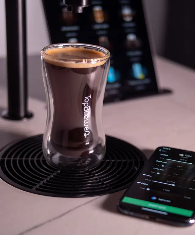 Voice control with TopBrewer coffee machines