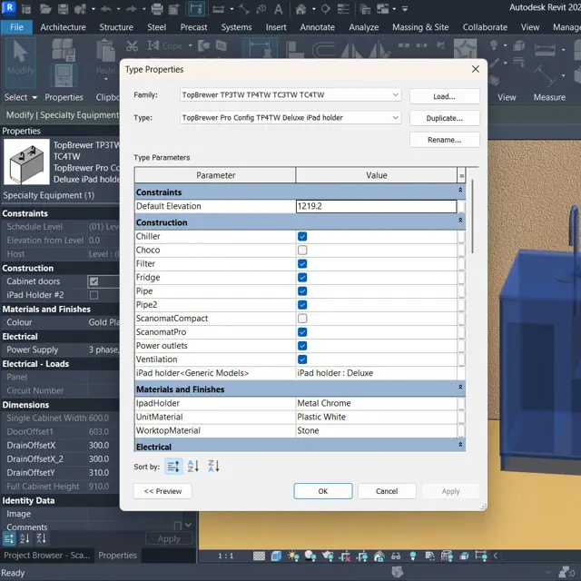 Get 3D and Revit-files for TopBrewer with ProdLib