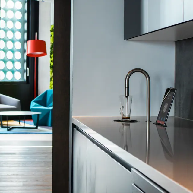 Adobe kitchen with TopBrewer