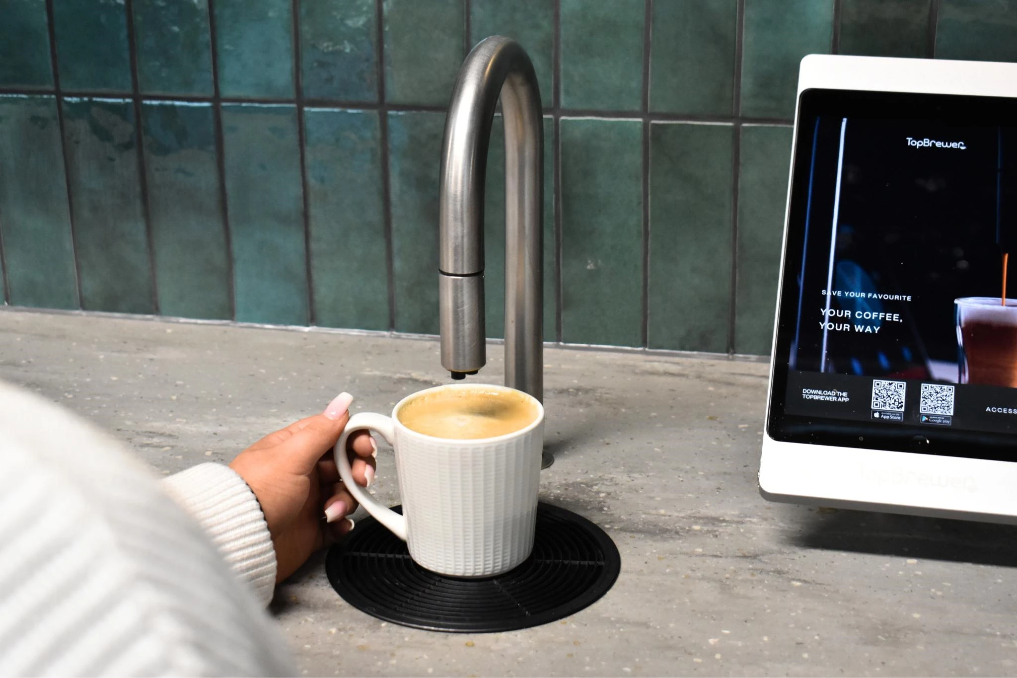 Link Spaces TopBrewer Coffee Tap Solution
