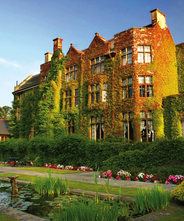 Pennyhill Park Hotel front facade