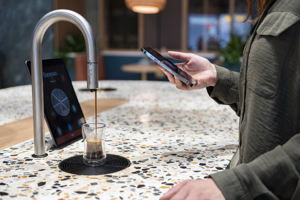 Coffee automation with TopBrewer