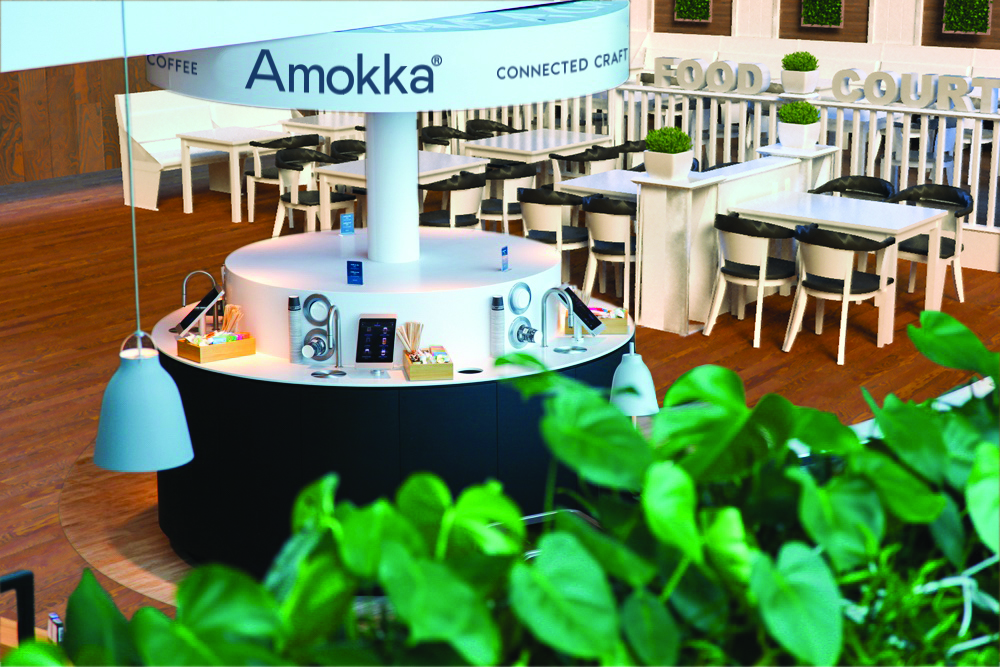 Amokka retail concept circle bar