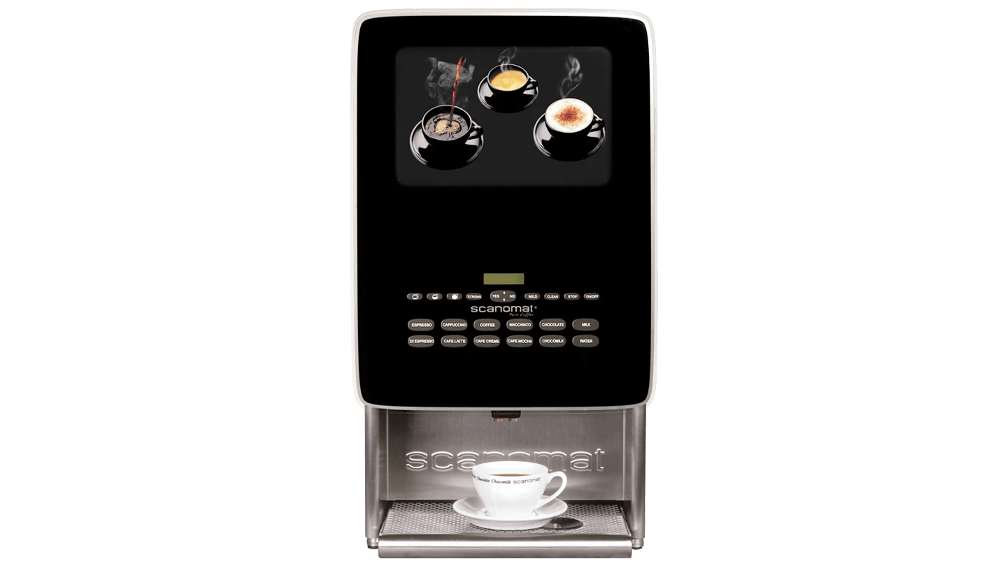 Instant kaffemaskinen CaféCino Pro 6 fra Scanomat