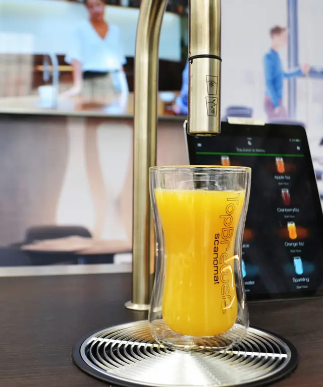 Scanomat Logo Solutions de boissons pour commerce - renforcez votre marque