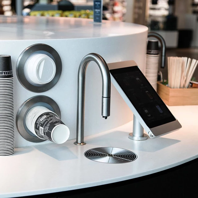 TopBrewer at self-service station in Aalborg Airport