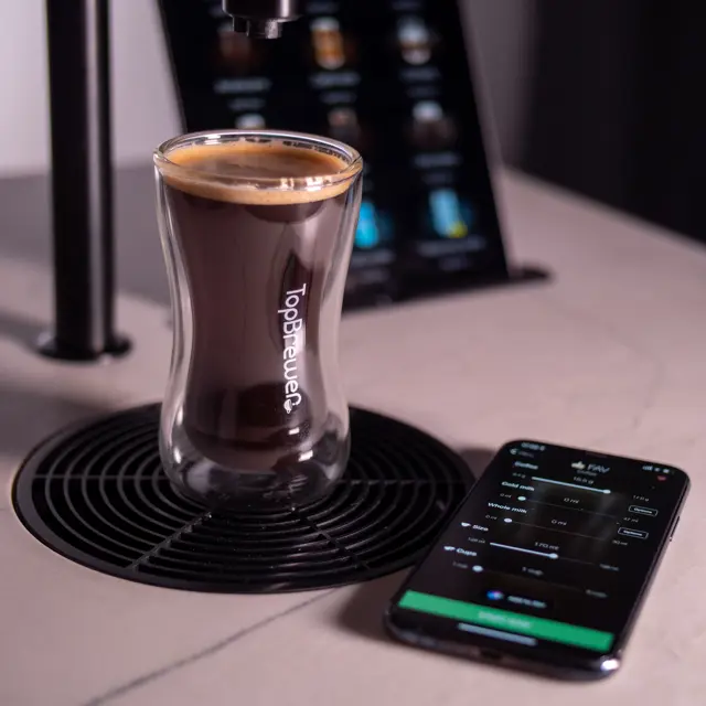 Voice control with TopBrewer coffee machines