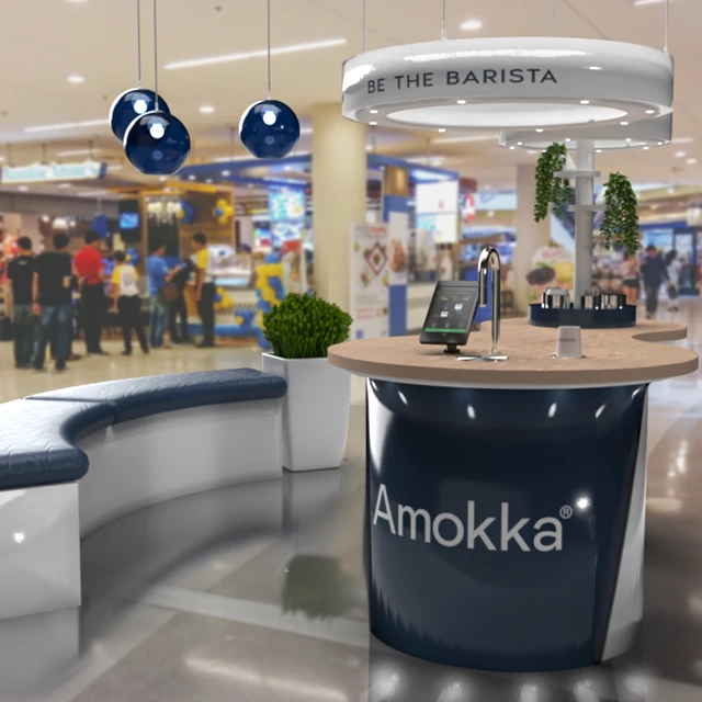 Amokka Express Coffee Pod In Shopping Centre