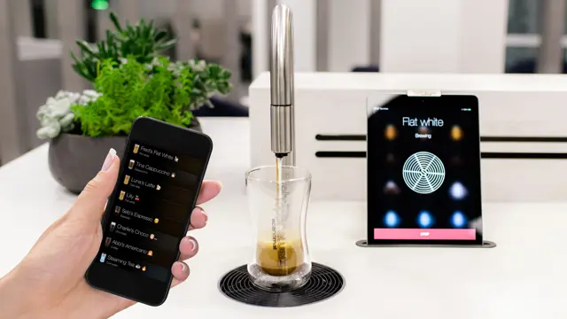 A premium, touchless coffee experience with TopBrewer